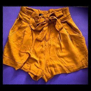 Brand new Mustard/gold rust shorts